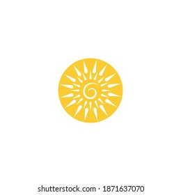 Sun Vector illustration Icon Logo Template design