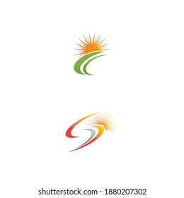 Sun Vector illustration Icon Logo Template design