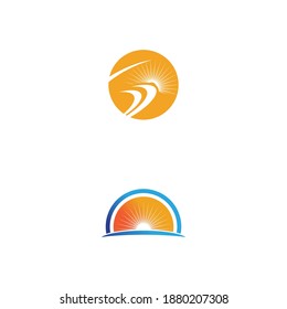 Sun Vector illustration Icon Logo Template design