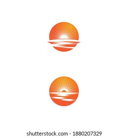 Sun Vector illustration Icon Logo Template design