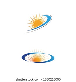 Sun Vector illustration Icon Logo Template design