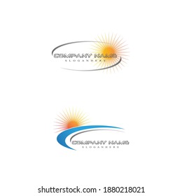 Sun Vector illustration Icon Logo Template design