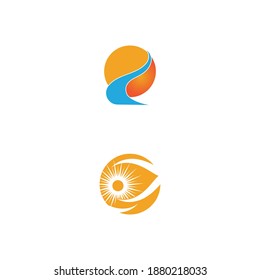 Sun Vector illustration Icon Logo Template design