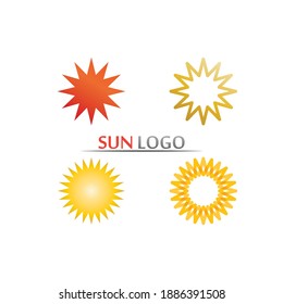 Sun Vector illustration Icon Logo Template design Business 