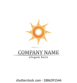 Sun Vector illustration Icon Logo Template design Business 