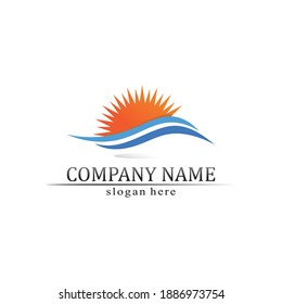 Sun Vector illustration Icon Logo Template design