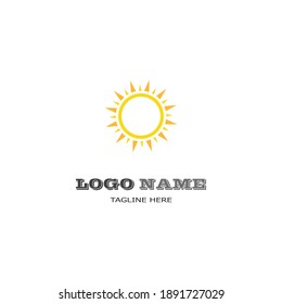 Sun Vector illustration Icon Logo Template design