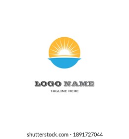 Sun Vector illustration Icon Logo Template design