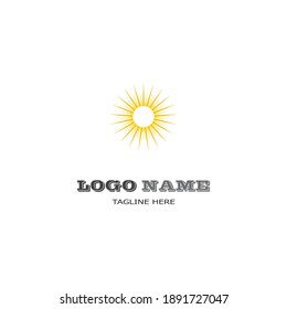 Sun Vector illustration Icon Logo Template design