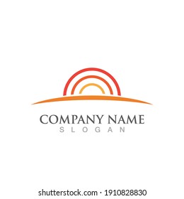 Sun Vector illustration Icon Logo Template design