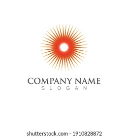 Sun Vector illustration Icon Logo Template design