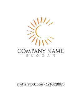 Sun Vector illustration Icon Logo Template design
