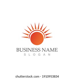 Sun Vector illustration Icon Logo Template design