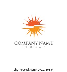 Sun Vector illustration Icon Logo Template design