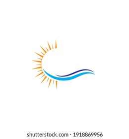 Sun Vector illustration Icon Logo Template design