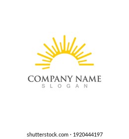 Sun Vector illustration Icon Logo Template design