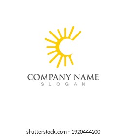 Sun Vector illustration Icon Logo Template design