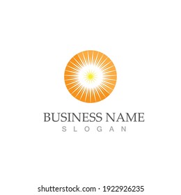 Sun Vector illustration Icon Logo Template design