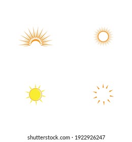 Sun Vector illustration Icon Logo Template design