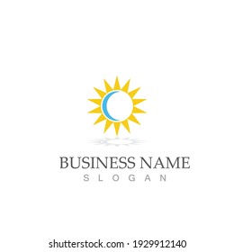 Sun Vector illustration Icon Logo Template design