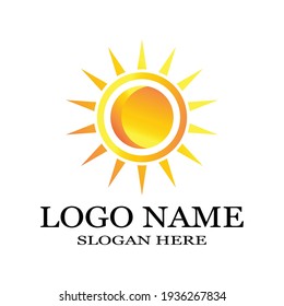 Sun Vector illustration Icon Logo Template design