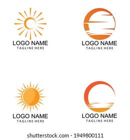 Sun Vector illustration Icon Logo Template design