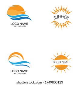 Sun Vector illustration Icon Logo Template design