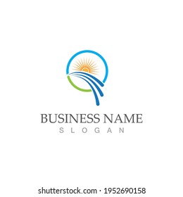 Sun Vector illustration Icon Logo Template design