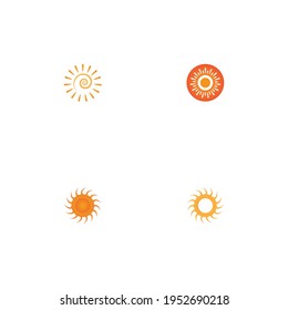 Sun Vector illustration Icon Logo Template design