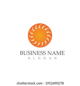 Sun Vector illustration Icon Logo Template design