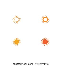 Sun Vector illustration Icon Logo Template design