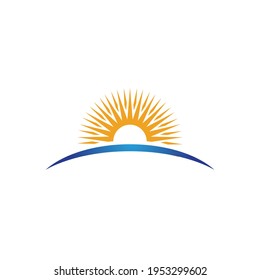 Sun Vector illustration Icon Logo Template design