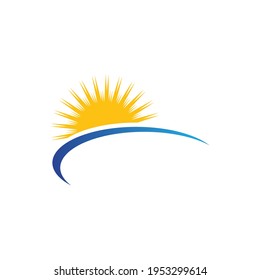 Sun Vector illustration Icon Logo Template design