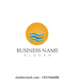 Sun Vector illustration Icon Logo Template design