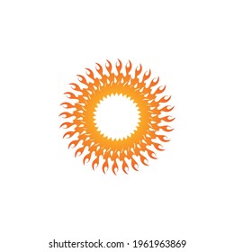 Sun Vector illustration Icon Logo Template design