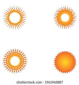 Sun Vector illustration Icon Logo Template design