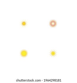 Sun Vector illustration Icon Logo Template design