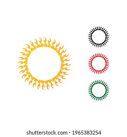 Sun Vector illustration Icon Logo Template design