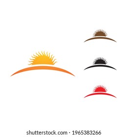 Sun Vector illustration Icon Logo Template design