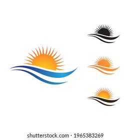 Sun Vector illustration Icon Logo Template design