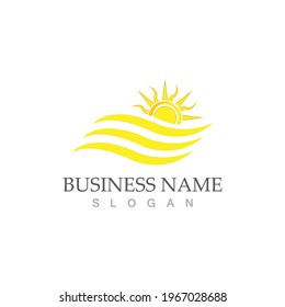 Sun Vector illustration Icon Logo Template design
