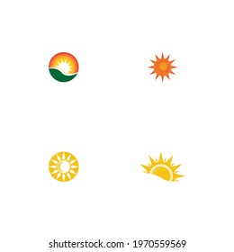 Sun Vector illustration Icon Logo Template design