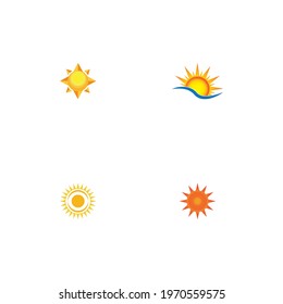 Sun Vector illustration Icon Logo Template design