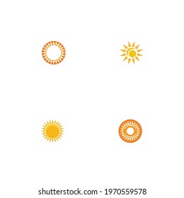 Sun Vector illustration Icon Logo Template design