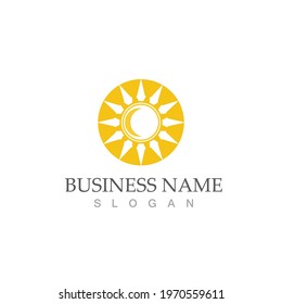 Sun Vector illustration Icon Logo Template design