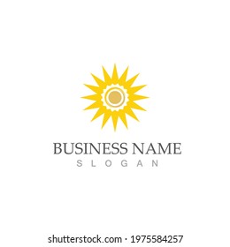 Sun Vector illustration Icon Logo Template design