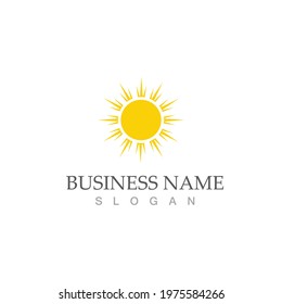 Sun Vector illustration Icon Logo Template design
