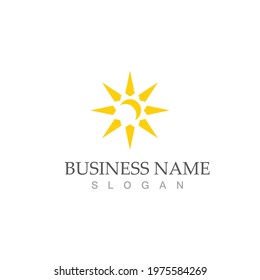 Sun Vector illustration Icon Logo Template design