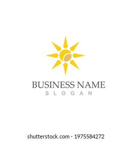 Sun Vector illustration Icon Logo Template design