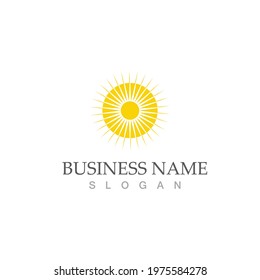 Sun Vector illustration Icon Logo Template design